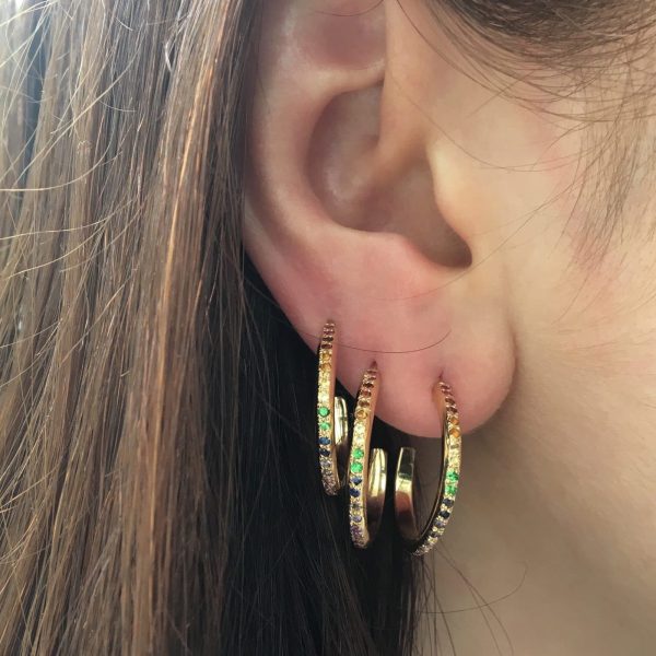 Tie Dye Hoops