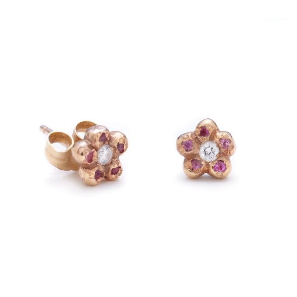 pink-gold-newflower-studs pink gold newflower studs