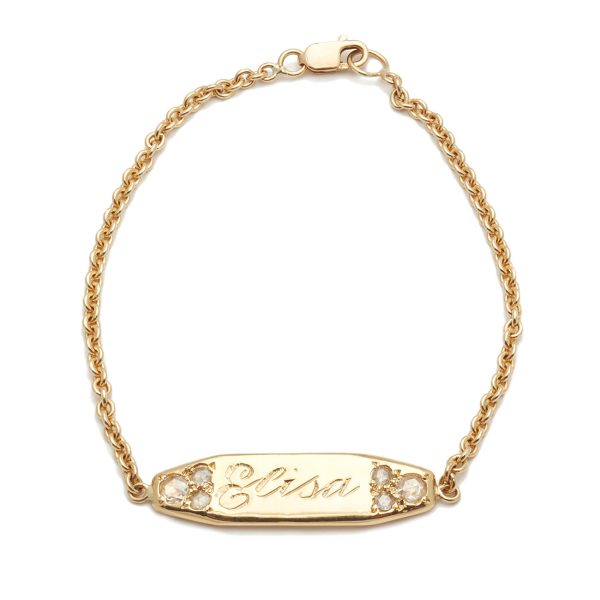 Diamond Id Bracelet