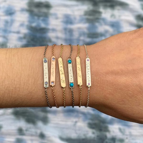 129109910_10114302319888113_9014192367357188089_n Moonstone & Gem Skinny ID Bracelet