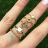 9 Diamond Disk Ring