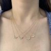 Diamond Mini Moon Necklace