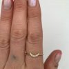 Diamond Mini Moon Ring