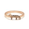 pink gold german shepherd ring German Shepherd Ring