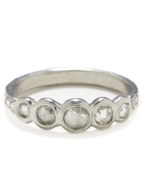 5 Rosecut Diamond Wedding band