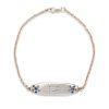 sterling-silver-ID-bracelet-2-letter-engraved sterling silver ID bracelet 2 letter engraved
