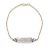 sterling-silver-ID-bracelet-3-script-letters-engraved sterling silver ID bracelet 3 script letters engraved