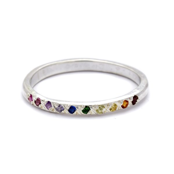 sterling silver tie dye band sterling silver tie dye band