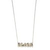 white gold name necklace Elisa Solomon - White Gold Name Necklace