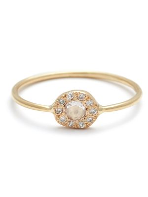 Diamond Disk Ring