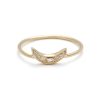 Diamond Mini Moon Ring