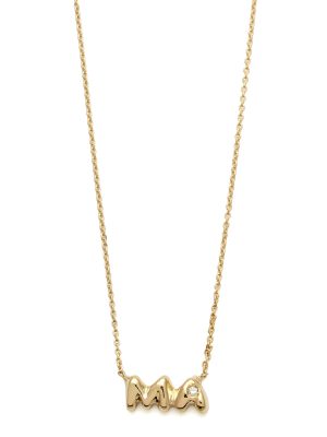 yellow gold ma necklace Elisa Solomon - Yellow Gold Ma Necklace