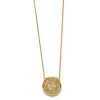yellow gold opal diamond pearl eye necklace Elisa Solomon - Yellow Gold Opal Diamond Pearl Eye Necklace