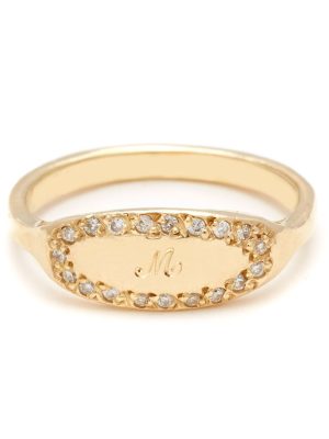 yellow-gold-oval-signet-ring-1-script-letter yellow gold oval signet ring 1 script letter