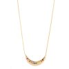 yellow gold tie dye moon necklace Elisa Solomon - Yellow Gold Tie Dye Moon Necklace