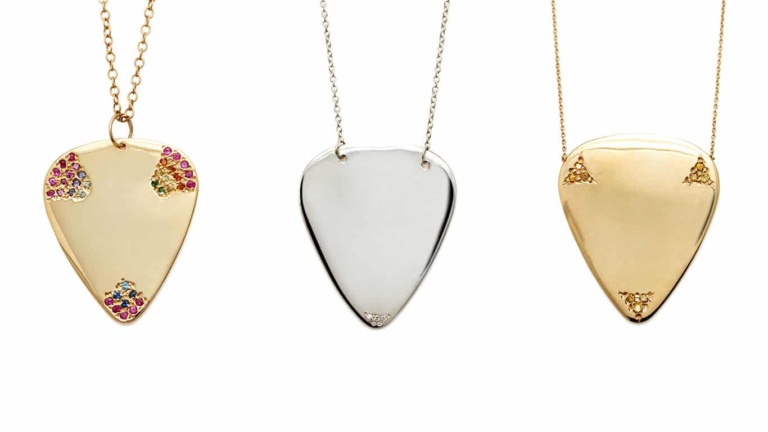 Bohemian Music Playlist - Guitar Pick Necklace