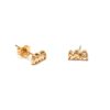 Yellow Gold Mama Studs Elisa Solomon Jewelry