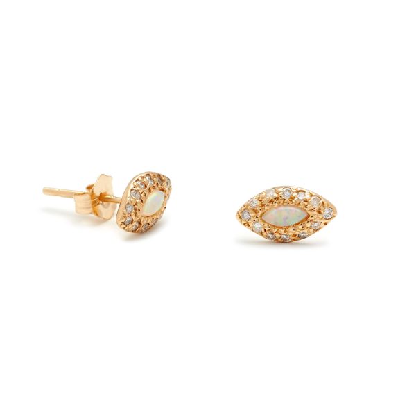 yellow-gold-marquis-eye-studs Yellow Gold Marquis Eye Studs Elisa Solomon Jewelry