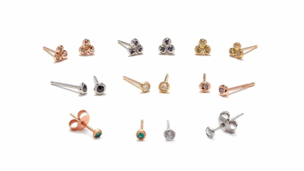 Spring Jewelry Seedling Stud Earrings