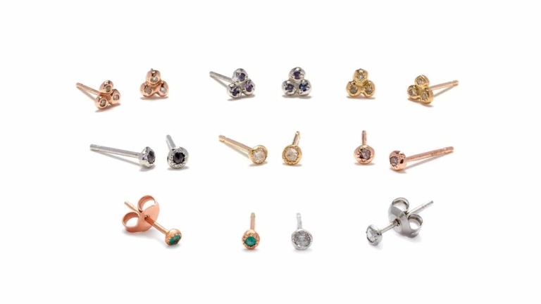 Spring Jewelry Seedling Stud Earrings