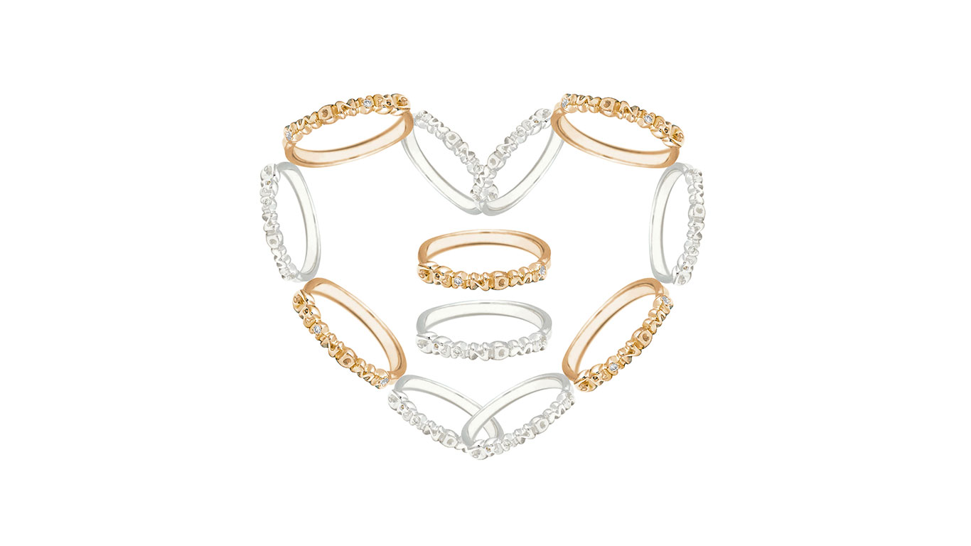 Grandma Ring - Sterling Silver or 18k yellow gold