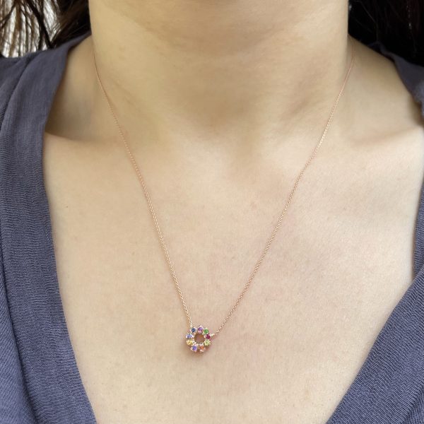 Multicolor Flower Child Necklace