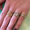 16903177_10107905171195373_5030946397220312941_o Diamond Eyes Cuff Ring