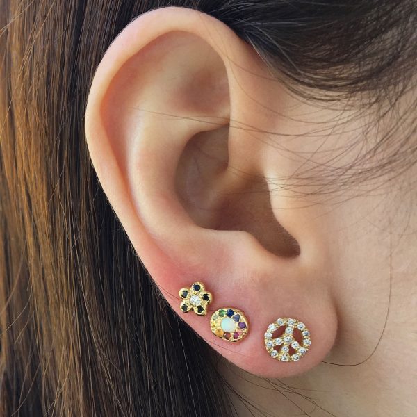 Black Diamond Newflower Studs