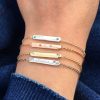 IMG_1695 Moonstone & Gem Skinny ID Bracelet
