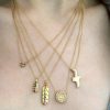 Diamond Flying Bird Necklace