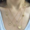 image5 Diamond Open Heart Necklace