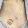 Diamond Bear Necklace