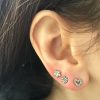 IMG_3748 White Diamond Newflower Studs