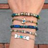 Multicolor Dog Bone Id Bracelet