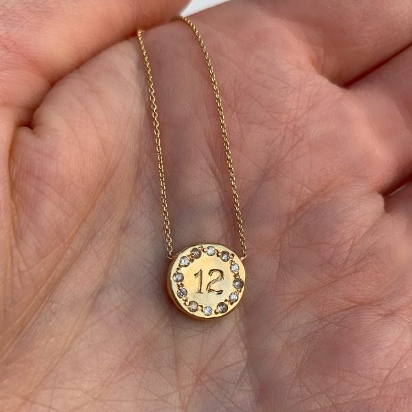 Diamond Circle Necklace