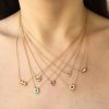 IMG_1415 Multicolor Tiny Open Heart Necklace