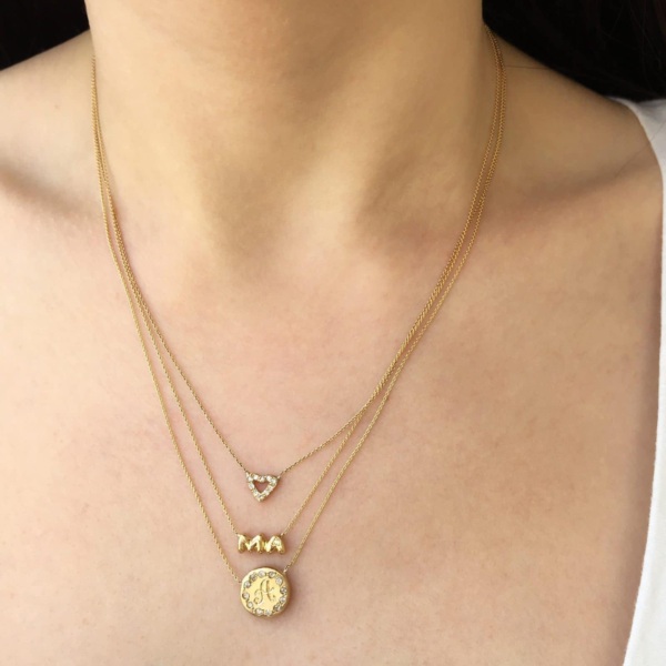 Diamond Circle Necklace
