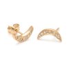 Earrings_MiniMoonStuds Diamond Mini Moon Studs