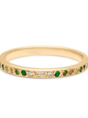 Ring_DiaOmbreBandGreens Green Ombre & Diamond Band