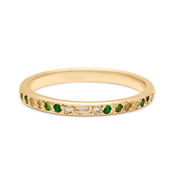 Ring_DiaOmbreBandGreens Green Ombre & Diamond Band