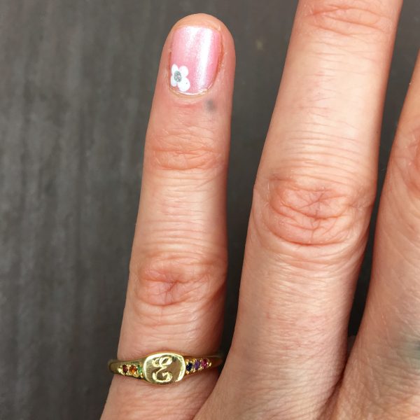 IMG_2919 Rainbow Mini Signet Ring
