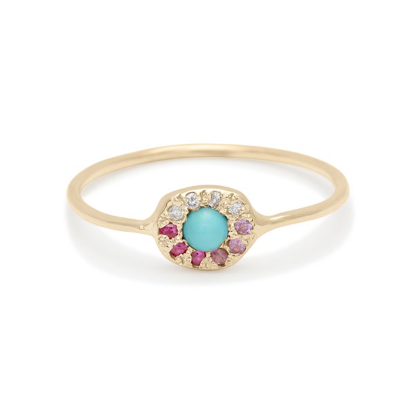 ombre-turquoise-disk-ring ombre turquoise disk ring
