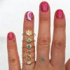 new symbols Rainbow Flower Child Ring