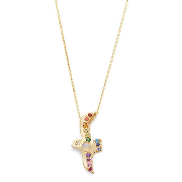 Opal-Rainbow-Flying-Bird-Necklace-yellow-gold Opal Rainbow Flying Bird Necklace yellow gold