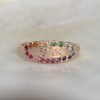 Rainbow Oval Signet Ring