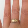 Rainbow Oval Signet Ring