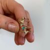 Custom Puff Heart Ring