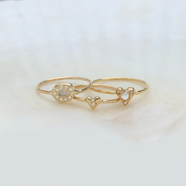 Custom Teeny Tiny Heart Ring