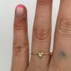 Custom Puff Heart Ring