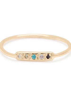 Skinny Bar Ring in 14k Yellow Gold